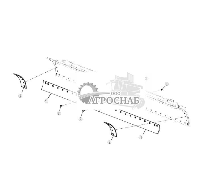 Отвал (12 футов x 27 дюймов x 1 дюйм), режущие кромки (58 дюйма x 8 дюймов) с крепежными деталями 58 дюйма - ST850864 674.jpg